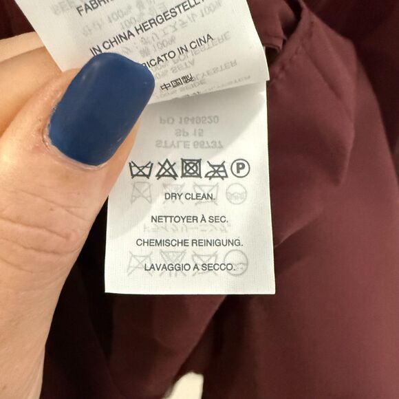 J. Crew Weddings & Parties Silk Dress - Burgundy 20 - Picture 7 of 8